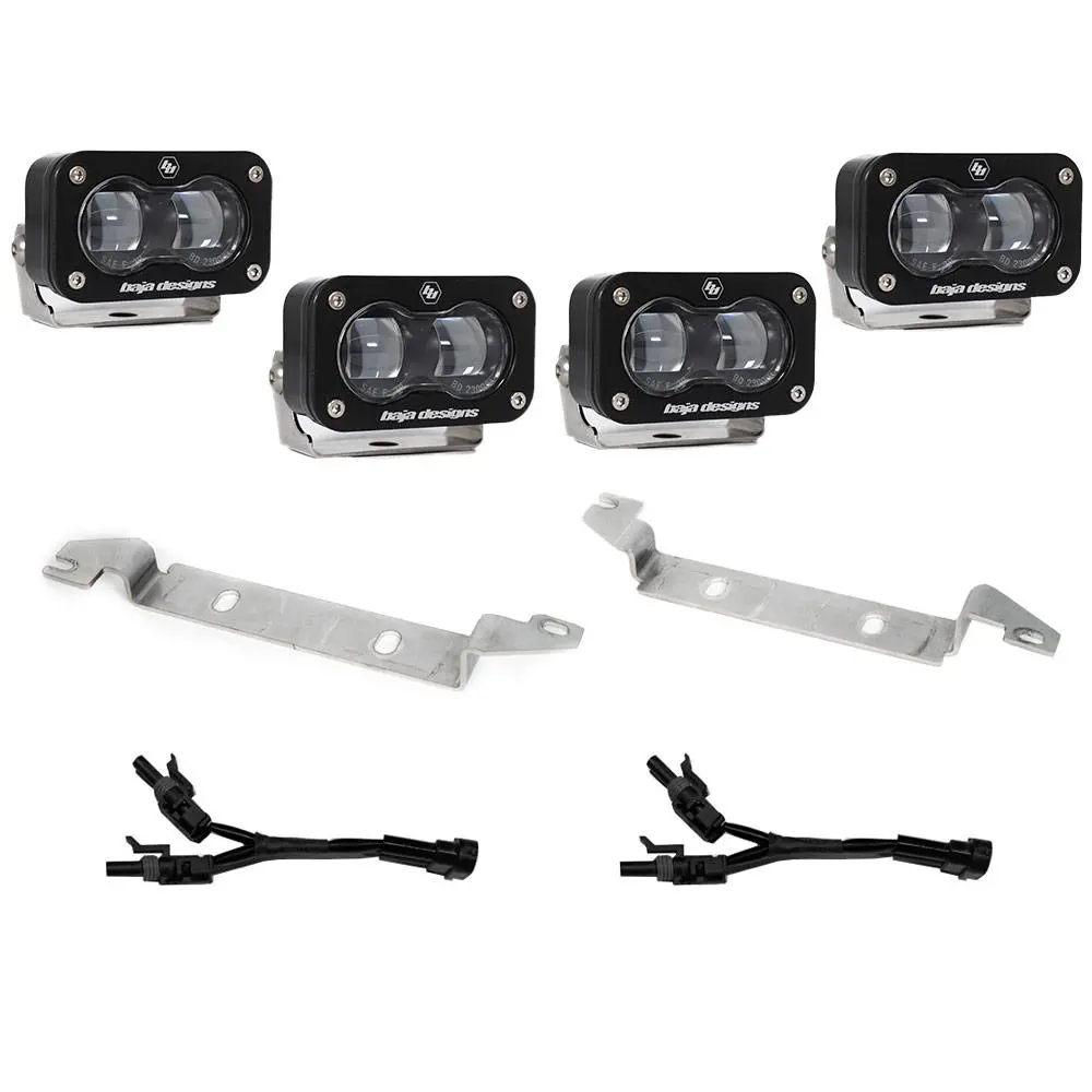 2024-Present Toyota Tacoma S2 Sae Oem Fog Light Replacement Kit Baja Designs 1