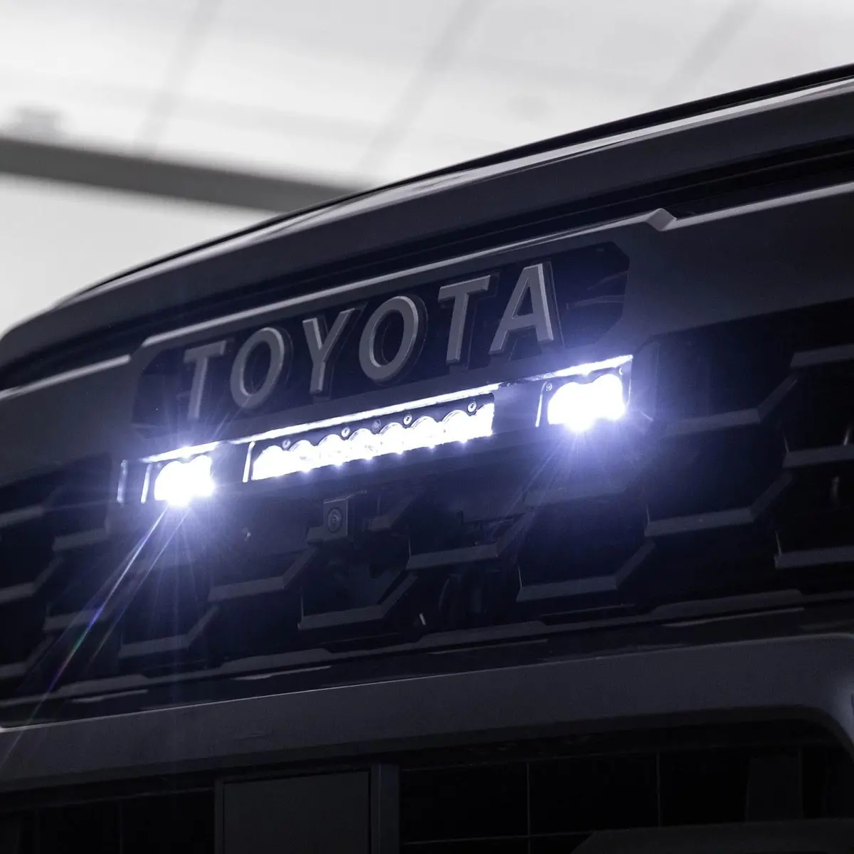 S8 10-Inch/S2 Pro Grille Light Kit 2024-On Toyota Tacoma Trd Pro Clear Baja Designs 1