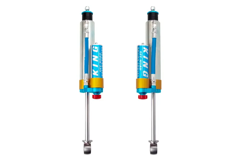 King Shocks 96-02 Toyota 4Runner Rear 2.5 Dia Piggy Hose Reservoir W/Adjuster (Pair) 1