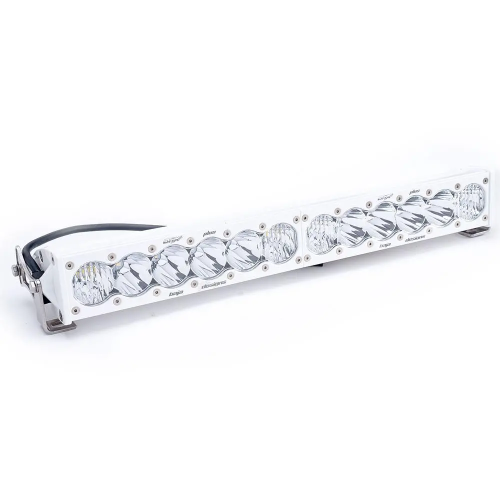Onx6+ White Straight Led Light Bar (20 Inch; Driving/Combo; Clear) Baja Designs 1