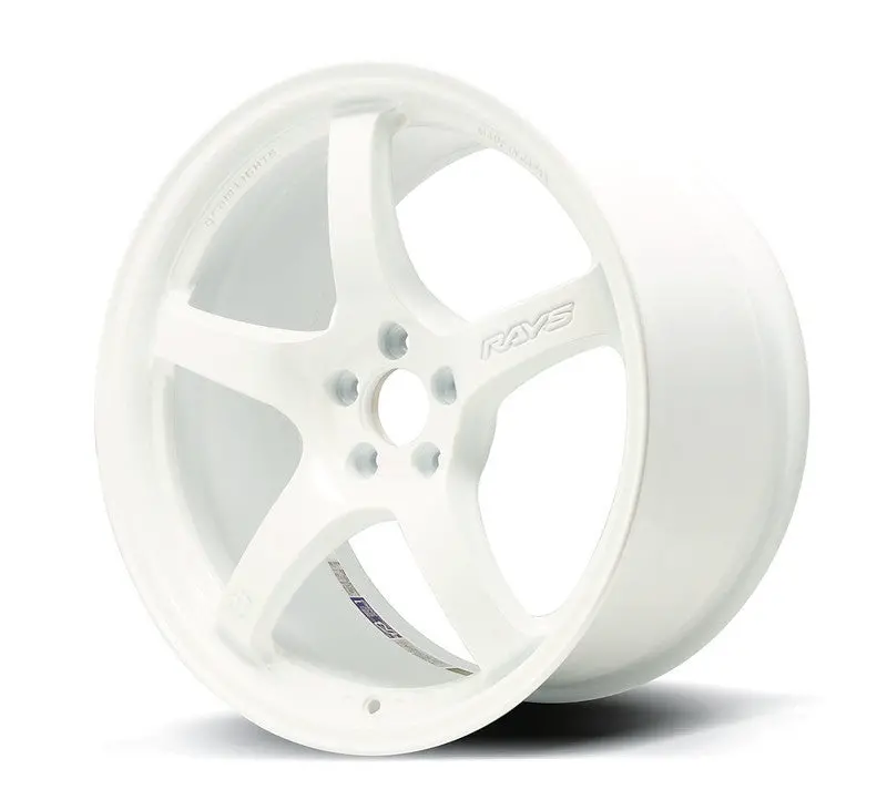 Gram Lights 57Cr Forged Alloy Wheel – 18X9.5, +38 Offset, 5X114.3, Ceramic White Pearl Finish 1