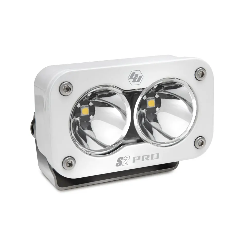 Led Light Spot Pattern Clear White S2 Pro Baja Designs 1