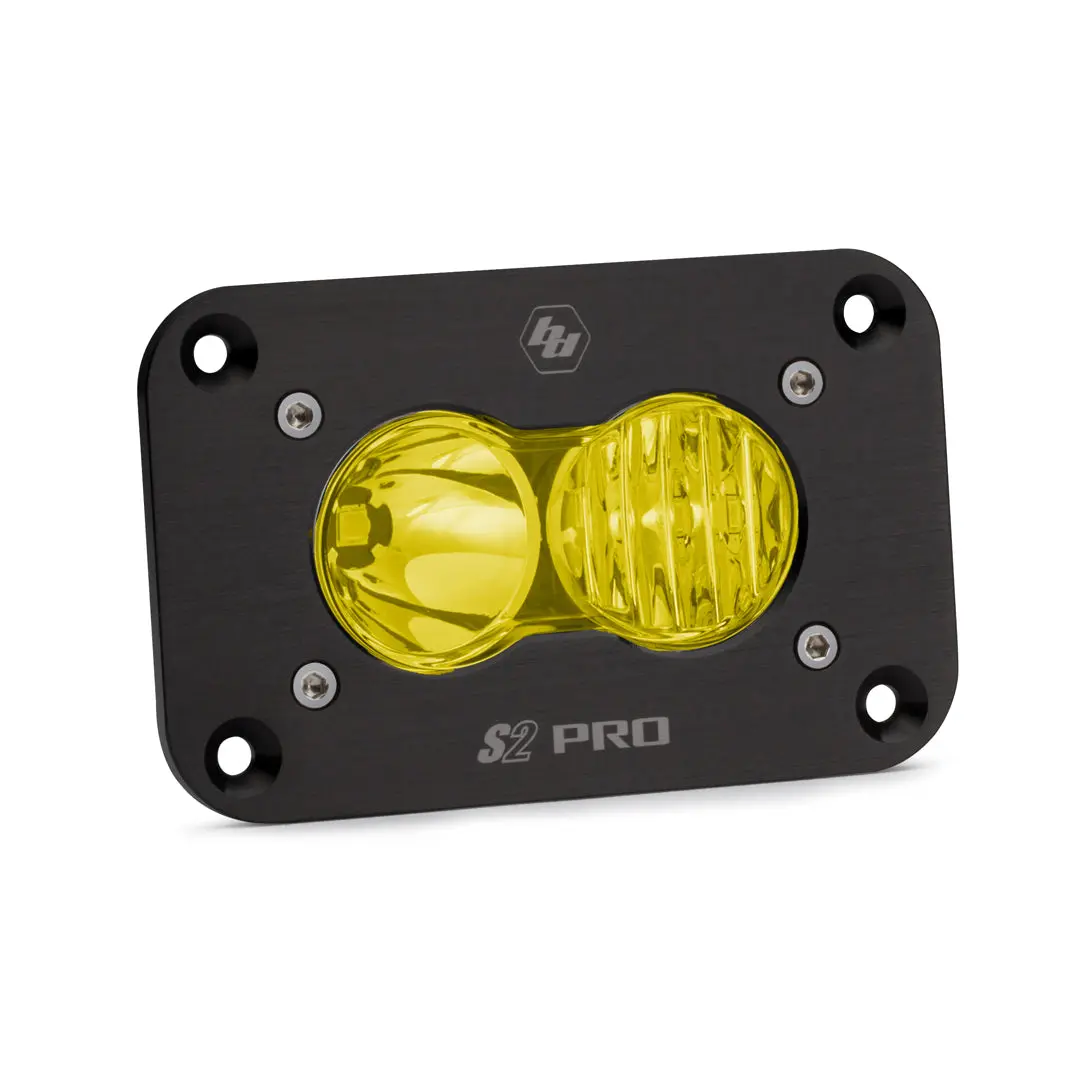 Led Driving/Combo Baja Amber Flush Mount S2 Pro Baja Designs 1
