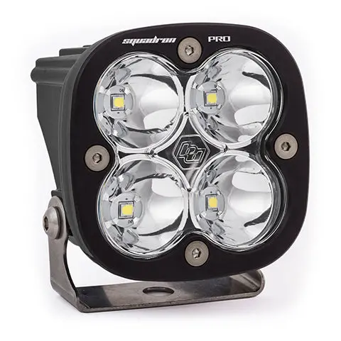 Led Light Pod Black Clear Lens Spot Pattern Squadron Pro Baja Designs 1
