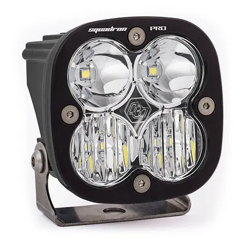 Led Light Pod Black Clear Lens Driving/Combo Pattern Squadron Pro Baja Designs 1