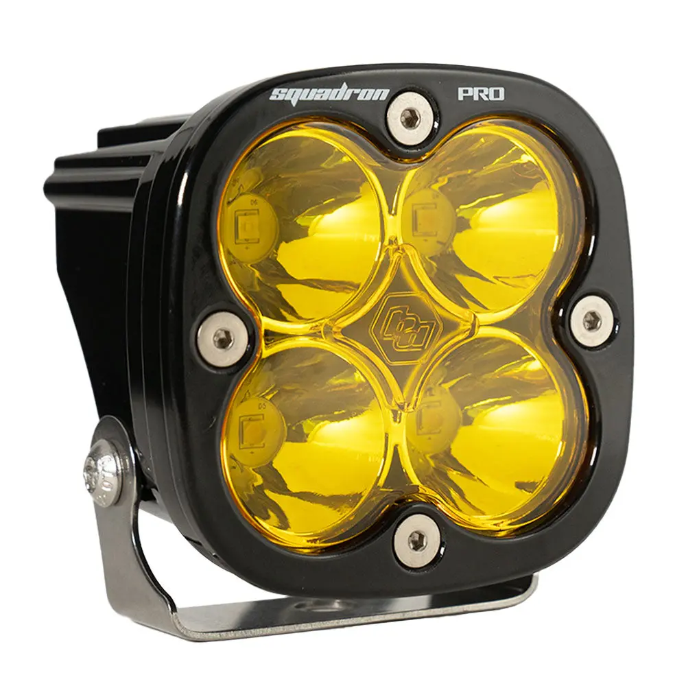 Led Light Pod Black Baja Amber Lens Spot Pattern Squadron Pro Baja Designs 1