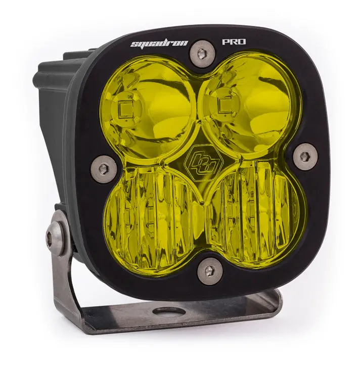 Led Light Pod Black Baja Amber Lens Driving/Combo Pattern Squadron Pro Baja Designs 1