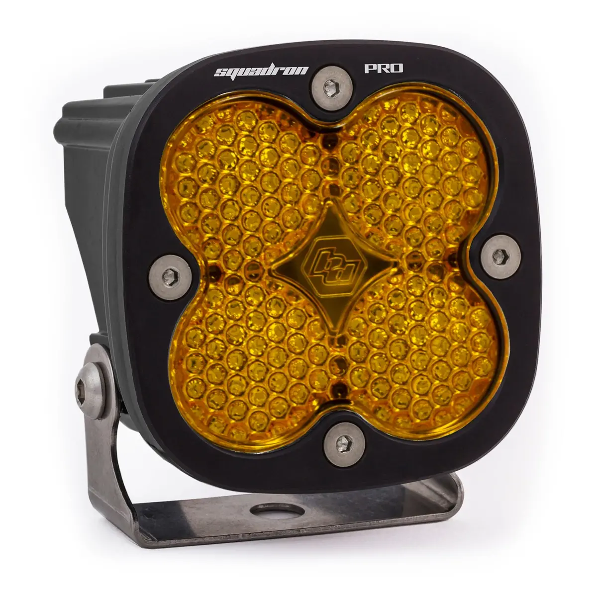 Led Light Pod Black Baja Amber Lens Work/Scene Pattern Squadron Pro Baja Designs 1