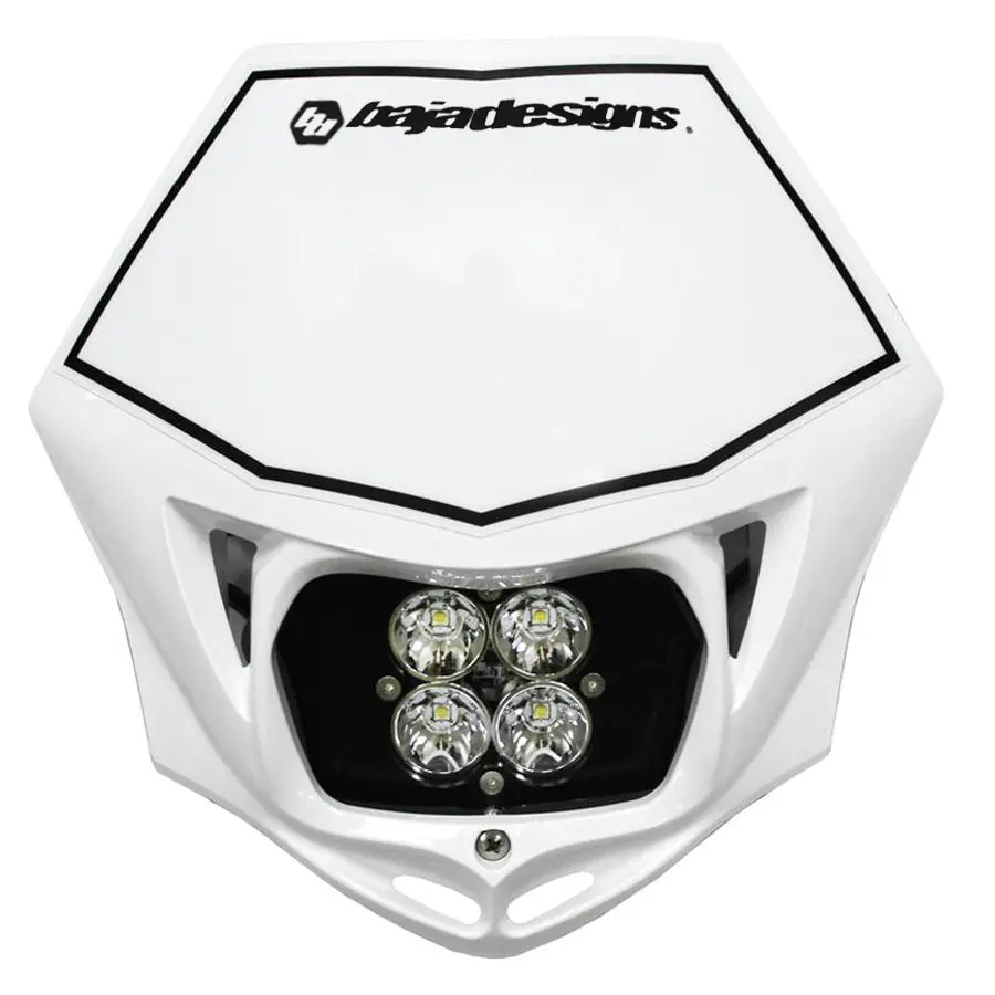 Motorcycle Headlight Led Race Light White Squadron Pro Baja Designs 1
