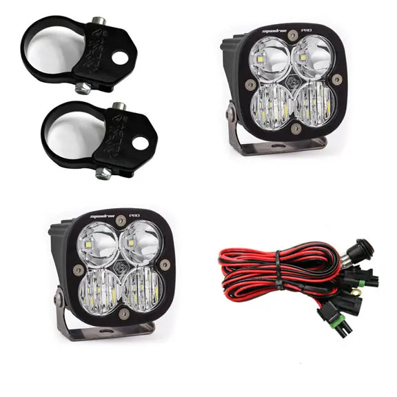 Led Light Pods Kit W/A Pillar Mounts 1.75 Inch Harness Squadron Pro Baja Designs 1