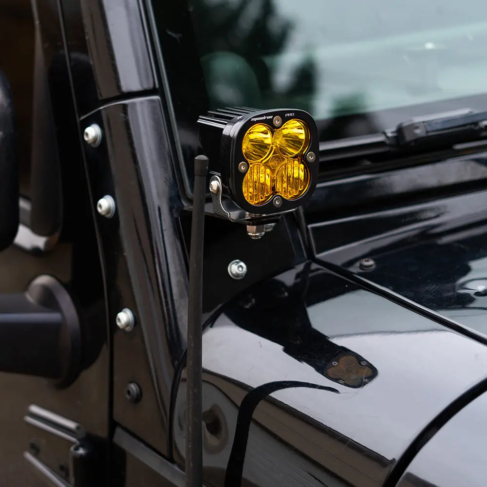 Led Light Pods Baja Amber Lens Spot Pattern Pair Squadron Pro Series Baja Designs 1