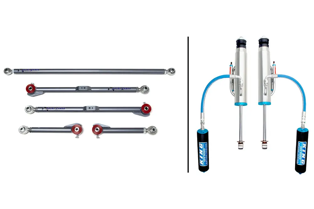10-21 Lexus Gx460 Adjustable Rear Links With King 3.0 Inch Shocks 1