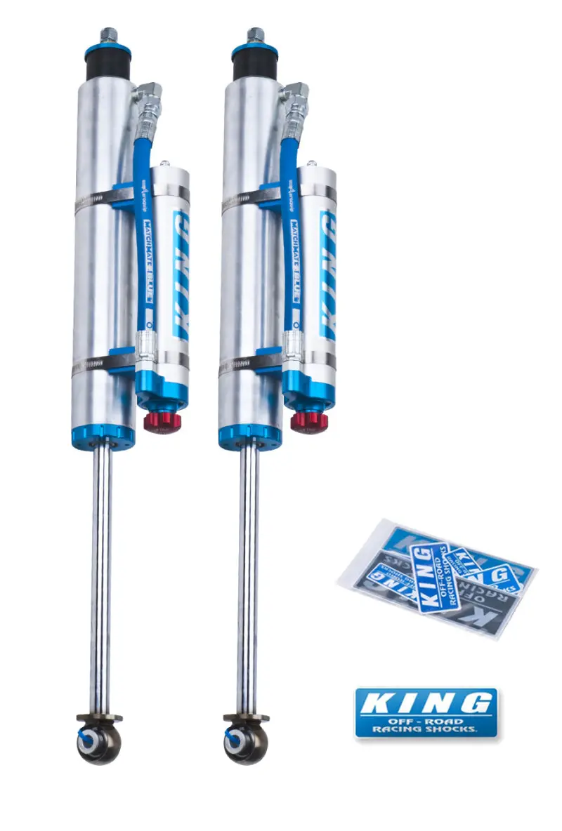 King Shocks 07-18 Jeep Wrangler Jk Front 2.5 Dia Piggy Hose Res Shock 6In Lift W/Adjuster (Pair) 1
