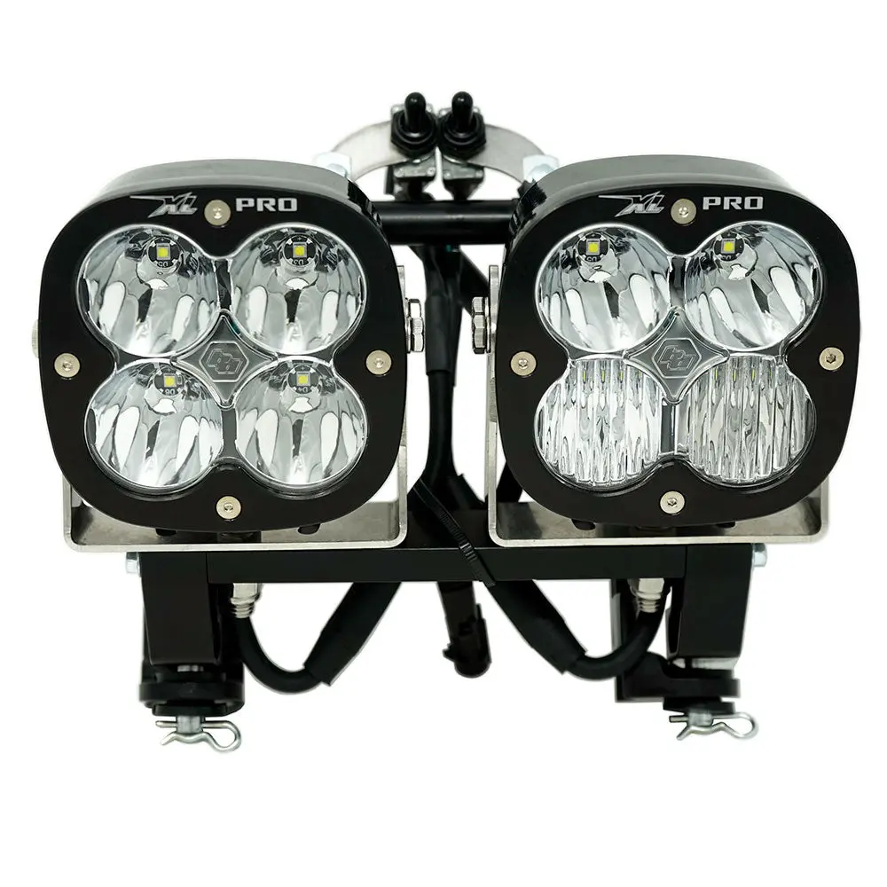 Dual Motorcycle Race Light Clear Lens Xp Pro Series Baja Designs 1