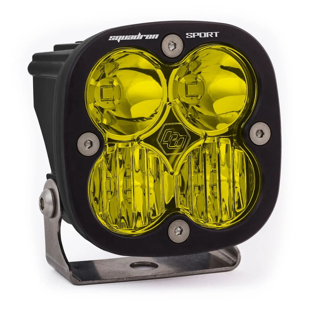Led Light Pod Driving/Combo Pattern Baja Amber Black Squadron Sport Baja Designs 1