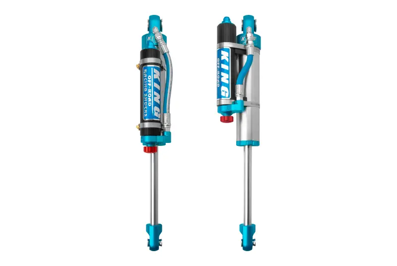 King Shocks 12-18 Ford Ranger Px/T6 Rear 2.5 Dia Piggy Hose Reservoir W/Adjuster (Pair) 1