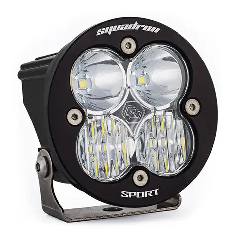 Led Light Pod Clear Lens Driving/Combo Pattern Each Squadron R Sport Baja Designs 1