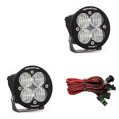 Led Light Pods Clear Lens Wide Cornering Pair Squadron R Sport Baja Designs 1