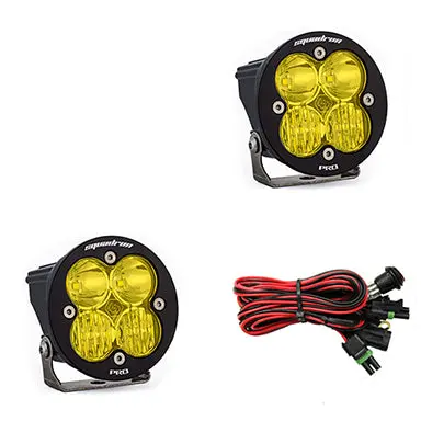 Led Light Pods Baja Amber Lens Driving/Combo Pair Squadron R Pro Baja Designs 1