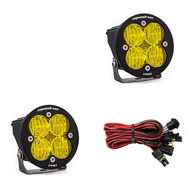 Led Light Pods Baja Amber Lens Wide Cornering Pair Squadron R Pro Baja Designs 1