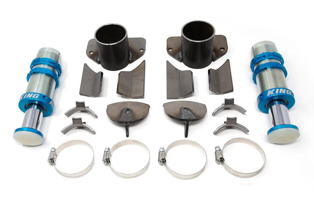 07-17 Toyota Fj Cruiser Rear Bump Stop Mounting Kit With King 2.0 Bump Stops 1
