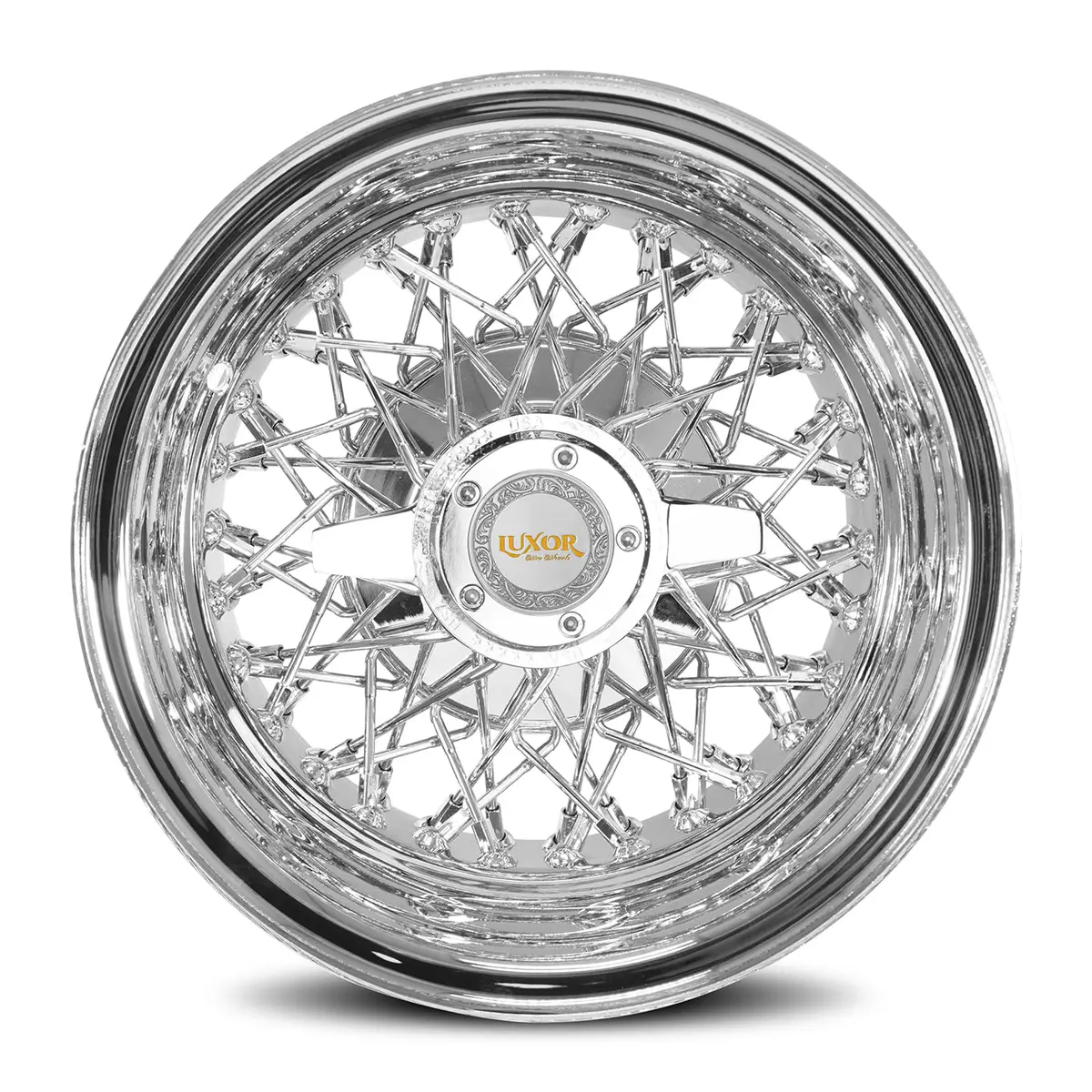 14X7 60 Triple Cross Lace Reverse Chrome 1