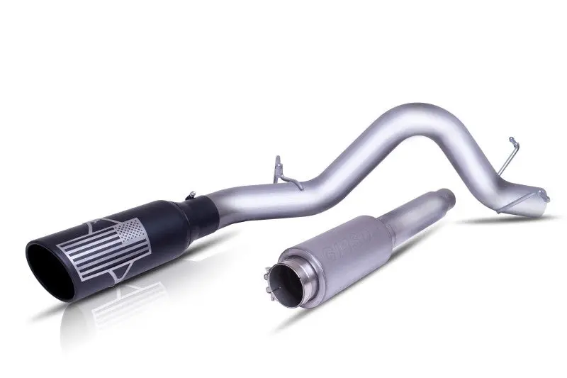 Gibson 15-18 Chevrolet Silverado 1500 Ls 5.3L 4In Patriot Series Cat-Back Single Exhaust - Stainless 1