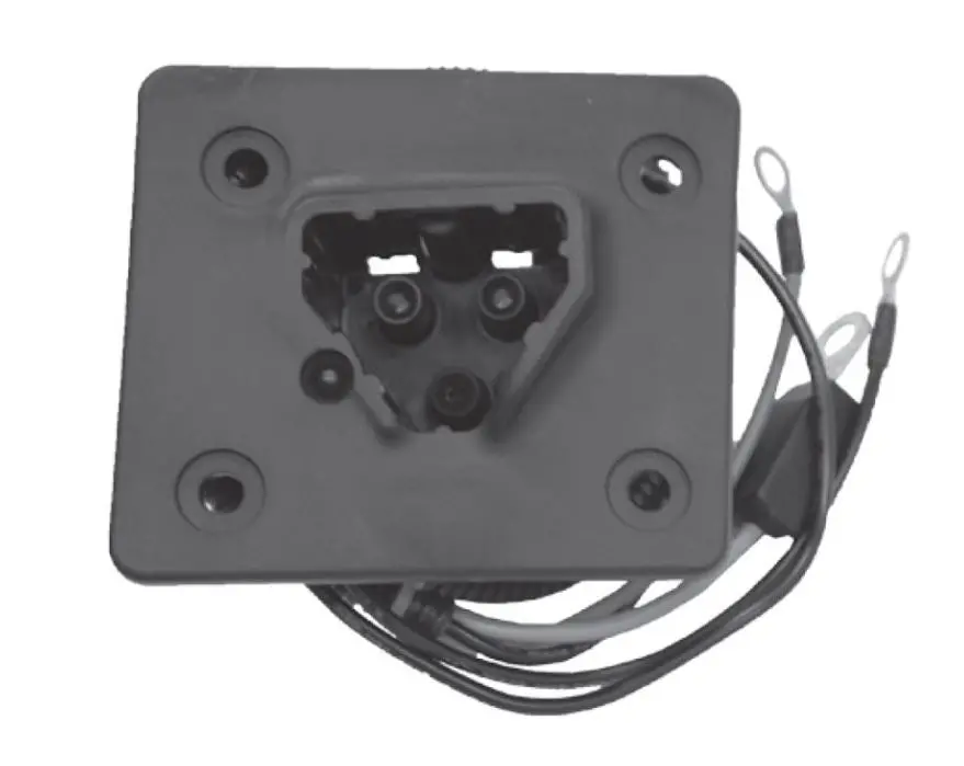 48 Volt Delta-Q Charge Receptacle For Ezgo Golf Carts 2010-2022 2