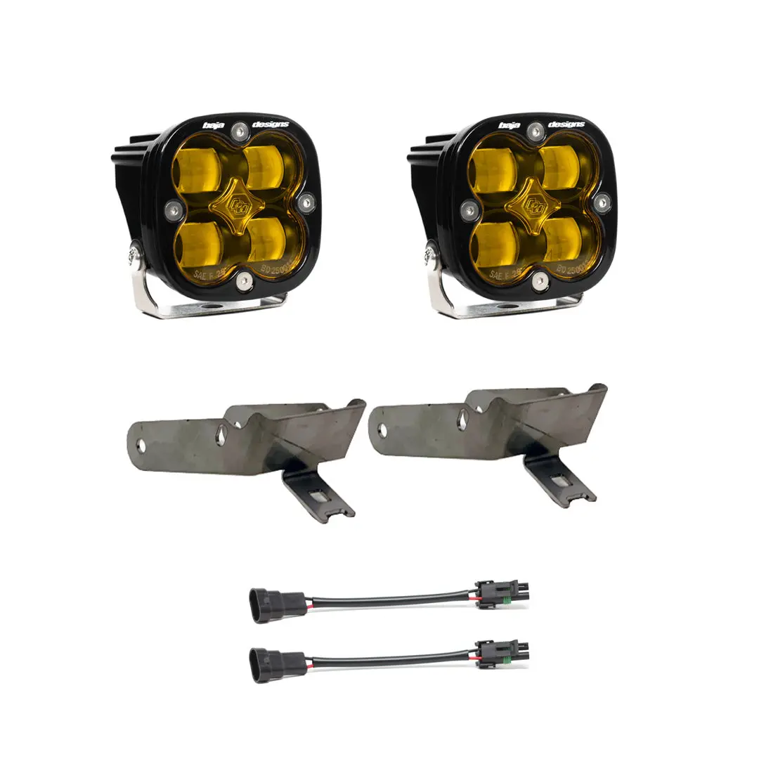 Ford, Super Duty (99-10), Fog Pocket Kit Sae Baja Amber Baja Designs 1