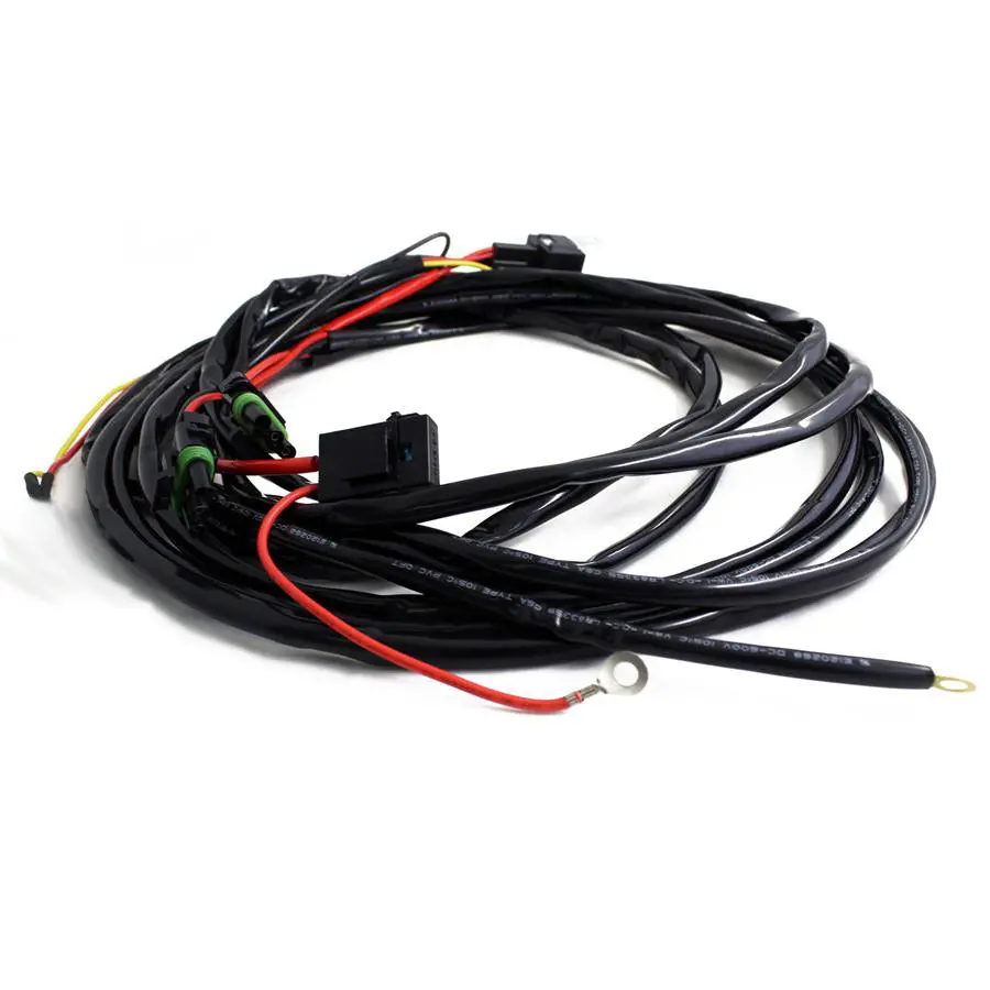 Pro & Sport 3-Pin Hi-Beam Harness-2 Light Max 150 Watts Baja Designs 1