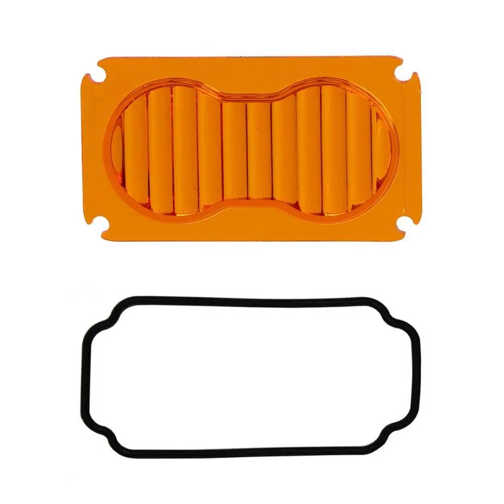 S2 Light Pod Lens Kit (Wide Cornering; Factory Amber) Baja Designs 1