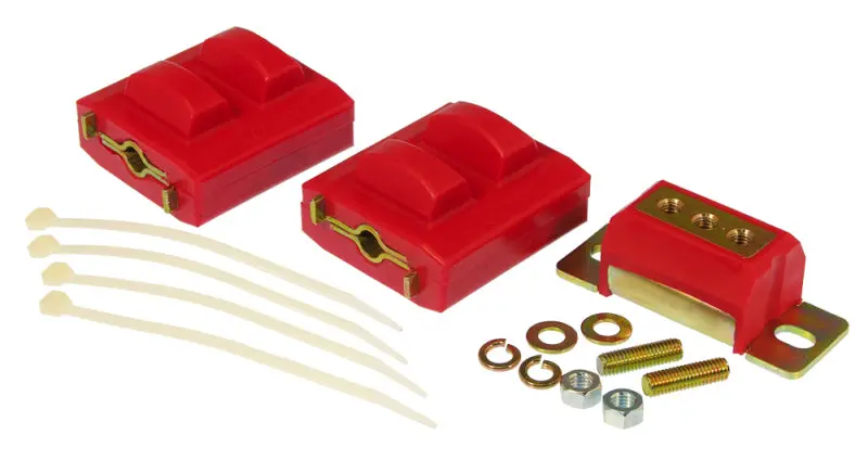 Prothane Gm Engine And Transmission Mount Kit – Red Polyurethane Bushings 1