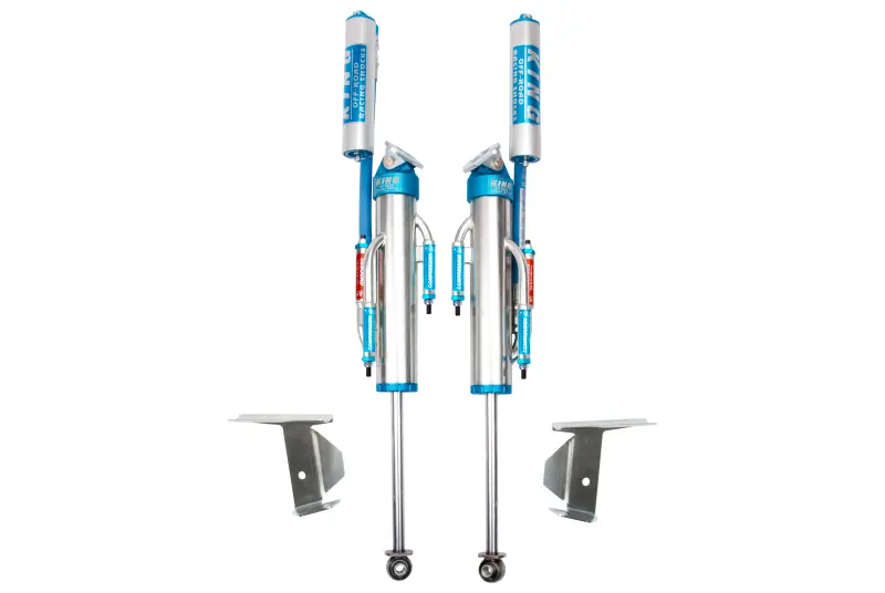 King Shocks 07-18 Jeep Wrangler Jk Rear 2.5 Dia Hose Remote Bypass Shocks 0-2In Lift (Pair) 1