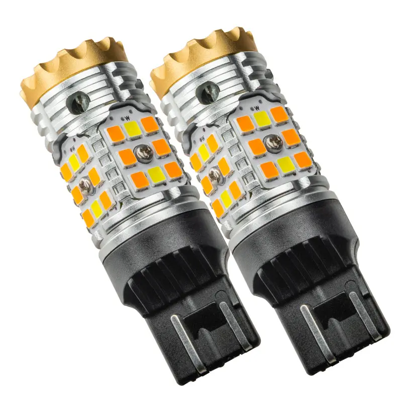 Oracle 7443-Ck Led Switchback Bulbs — Amber/White Can-Bus Ready — High-Output 7443 Base 1