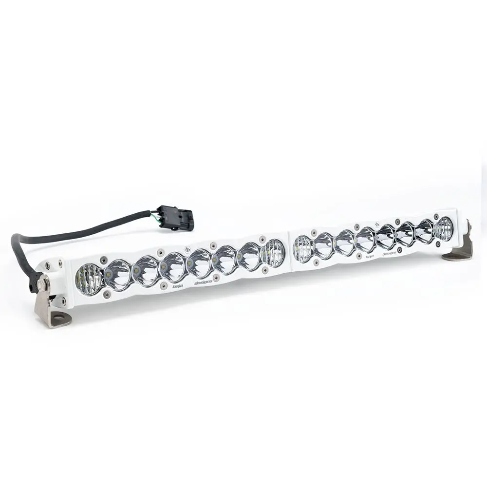 S8 White Straight Led Light Bar (20 Inch; Driving/Combo; Clear) Baja Designs 1