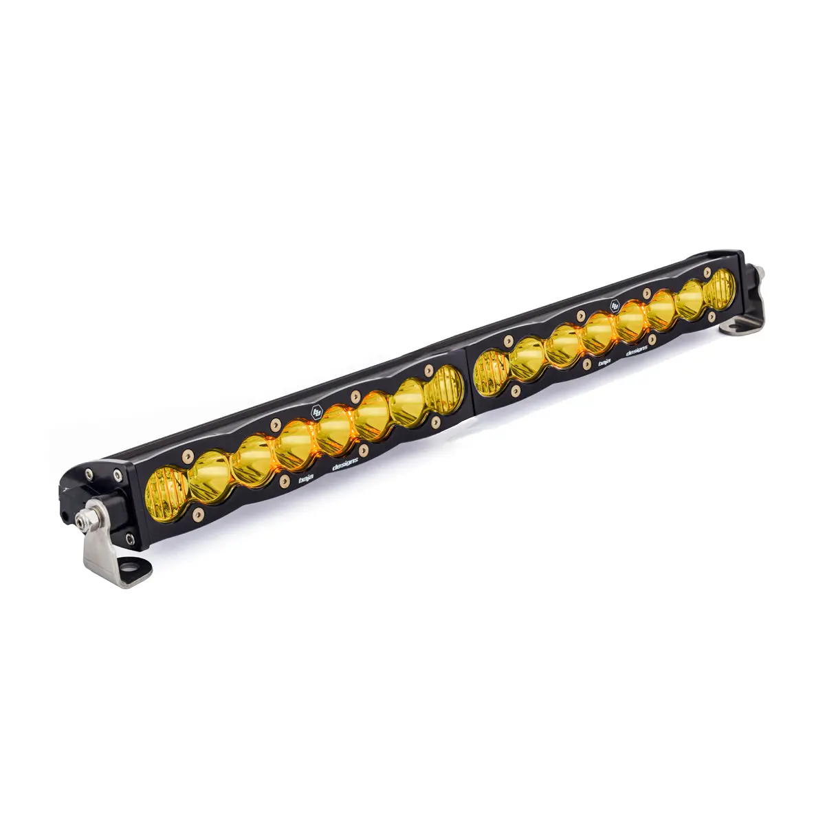 20 Inch Led Light Bar Single Baja Amber Straight Driving Combo Pattern S8 Series Baja Designs 1