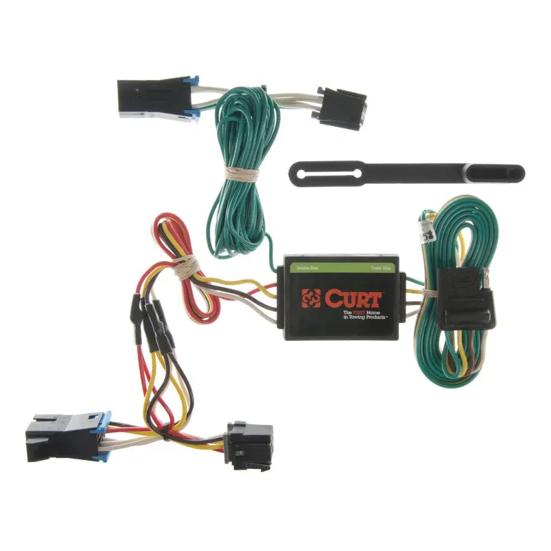 Curt Custom Wiring Harness – 4-Way Flat Trailer Connector For 1996–1999 Chevrolet Express 3500 1