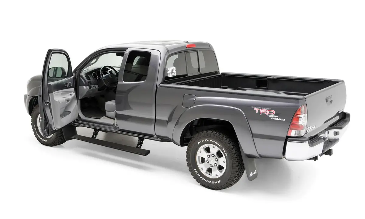 Powerstep Electric Running Boards For 2005-2015 Toyota Tacoma Double Cab Amp Research 1