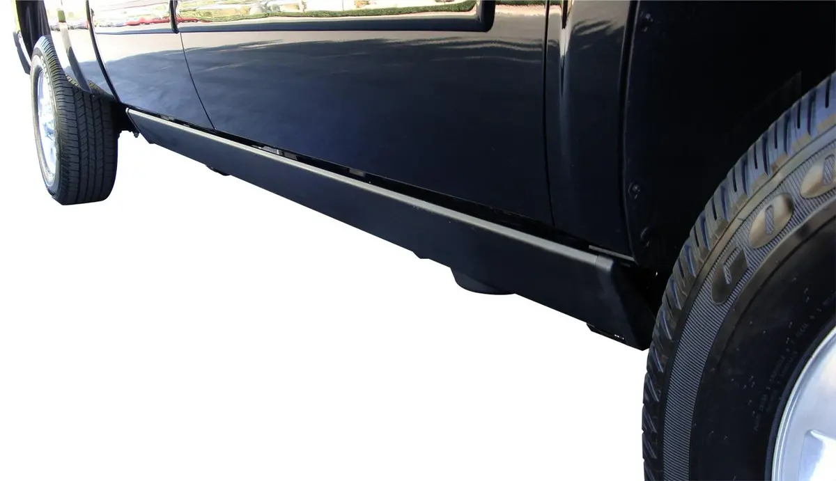 Powerstep Electric Running Boards For 2011-2014 Silverado/Sierra 2500/3500 Diesel Only Extended/Crew Cab Amp Research 1