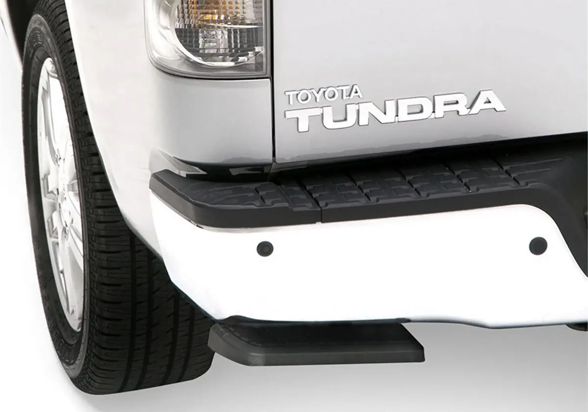 Bedstep Retractable Bumper Step For 2014-2021 Toyota Tundra For Non-Resin Inner Structure Bumpers Only Amp Research 1