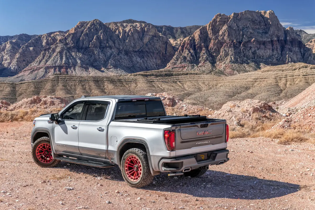 Bedstep Retractable Bumper Step 19-26 Chevy/Gmc Silverado/Sierra 1500 2022 Silverado Ltd/Sierra Limited Amp Research 1