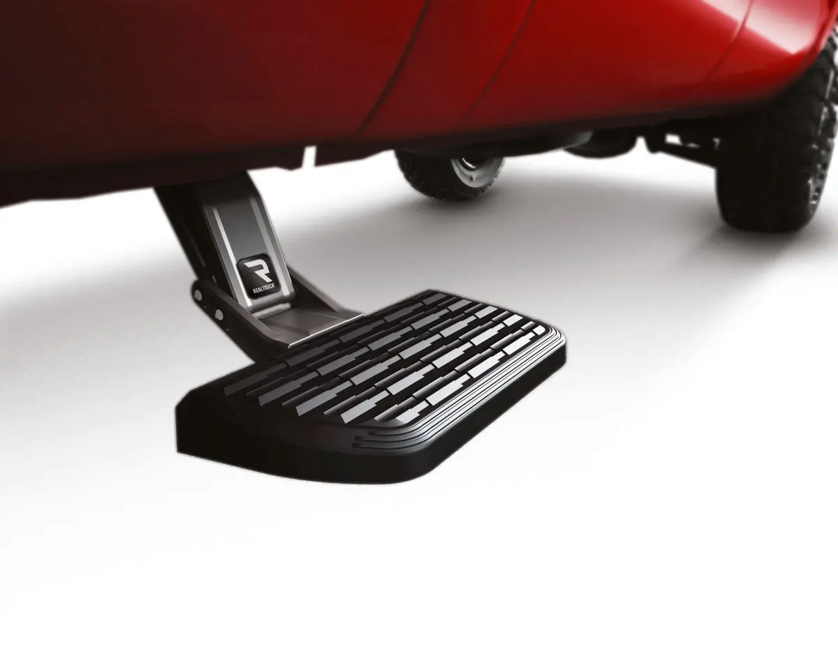 Bedstep2 Flip Down Side Bmpr Stp 23-26 Ford F-250/350 Passenger Side Amp Research 1
