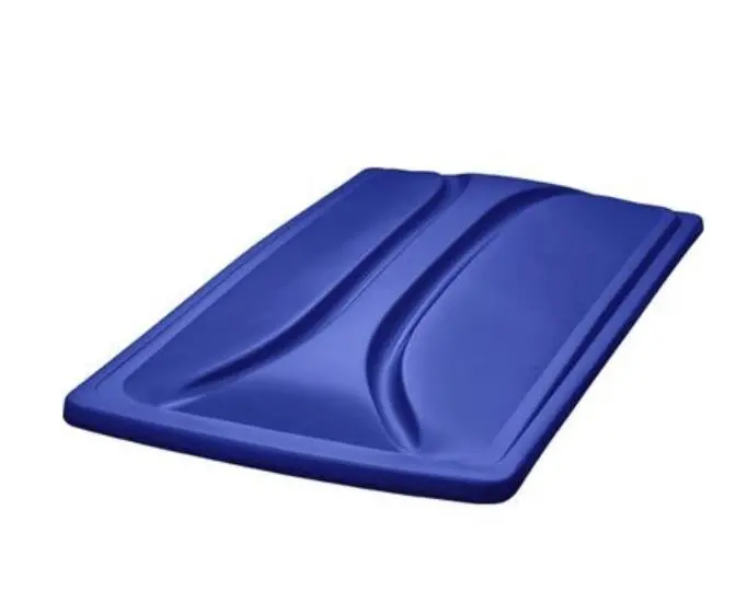 Universal 80" Long Track Top Golf Cart Roof- Blue 1
