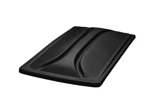 Universal 80" Long Track Top Golf Cart Roof- Black 1