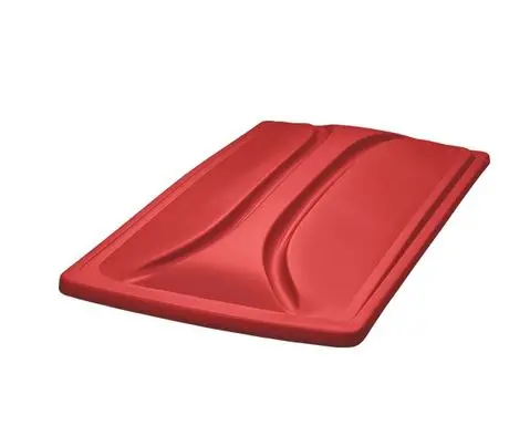Universal 80" Long Track Top Golf Cart Roof- Red 1