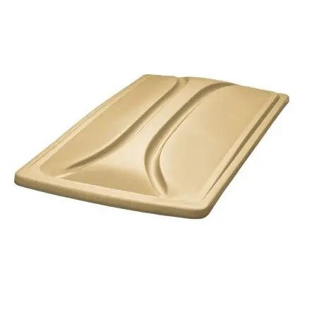 Universal 80" Long Track Top Golf Cart Roof- Tan 1