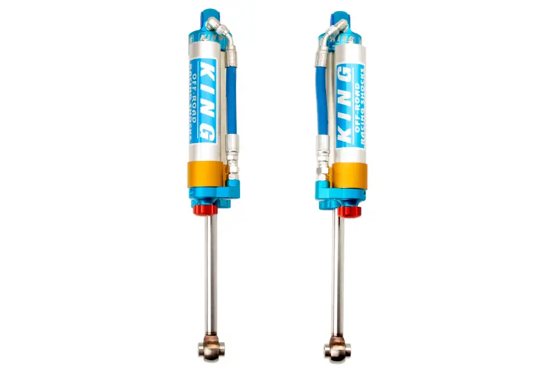King Shocks 2005+ Nissan Frontier Rear 2.5 Dia Piggy Hose Reservoir Shock W/Adjuster (Pair) 1