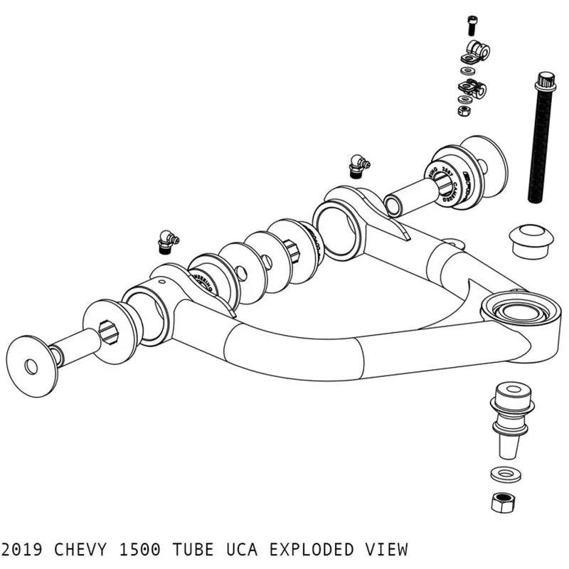 Camburg Chevy/Gmc 1500 2Wd/4Wd 19-23 1.25In Performance Uniball Upper Arms 1