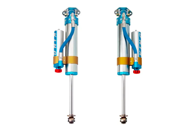 King Shocks 97-06 Jeep Wrangler Tj Rear 2.5 Dia Piggy Hose Res Shock 0-2In Lift W/Adjuster (Pair) 1