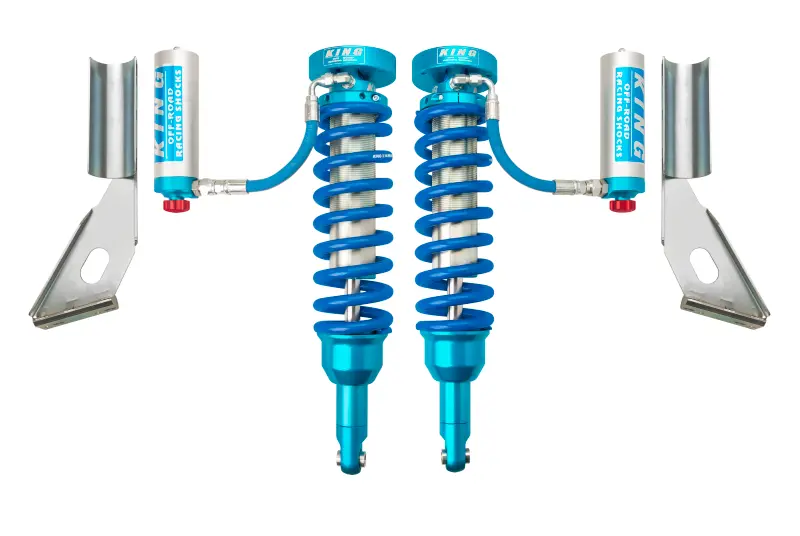 King Shocks 2010+ Toyota Fj Front 2.5 Dia Coilover Remote Reservoir Shock W/Adjuster (Pair) 1